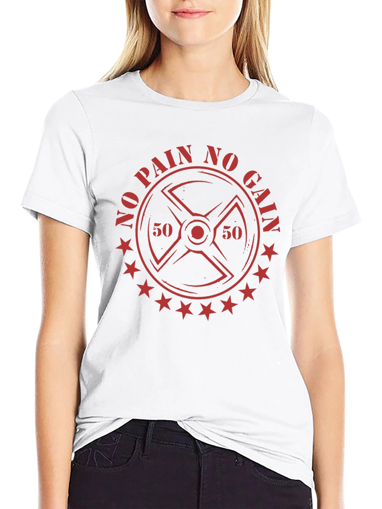 No Pain No Gain T-Shirt - Gym Motivation