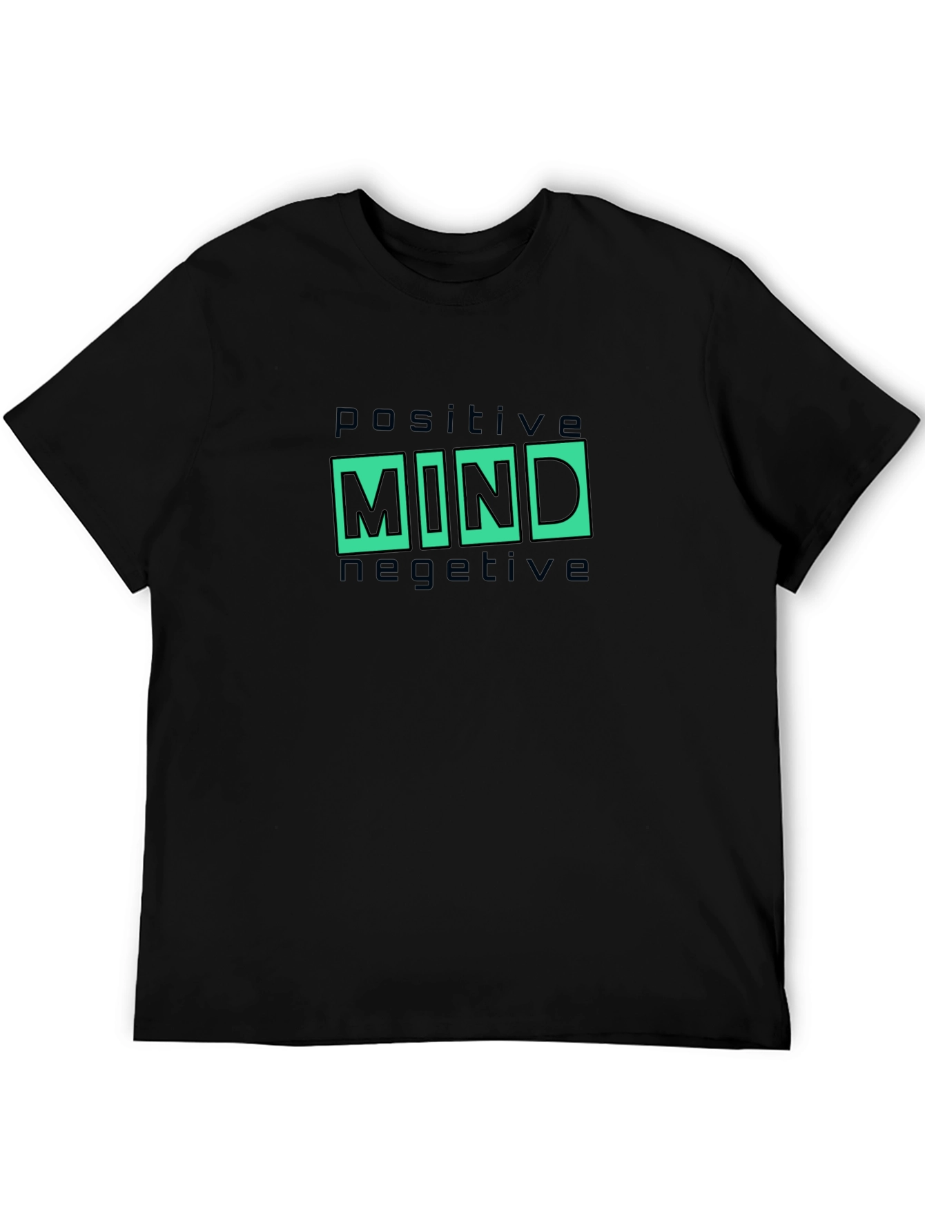 Positive Mind Graphic Tee - Black