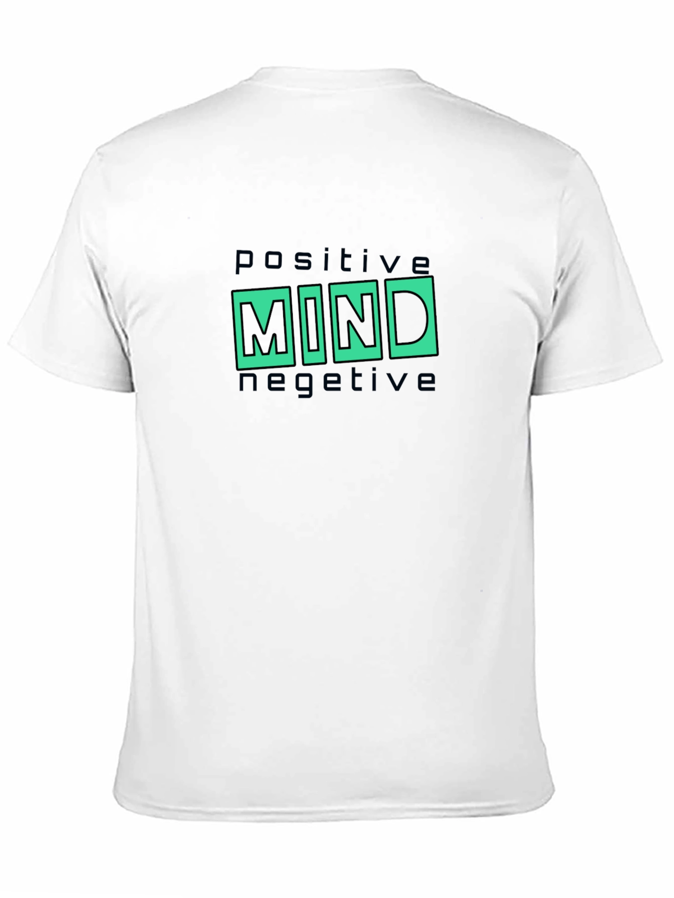 Positive Mind Graphic Tee - Black