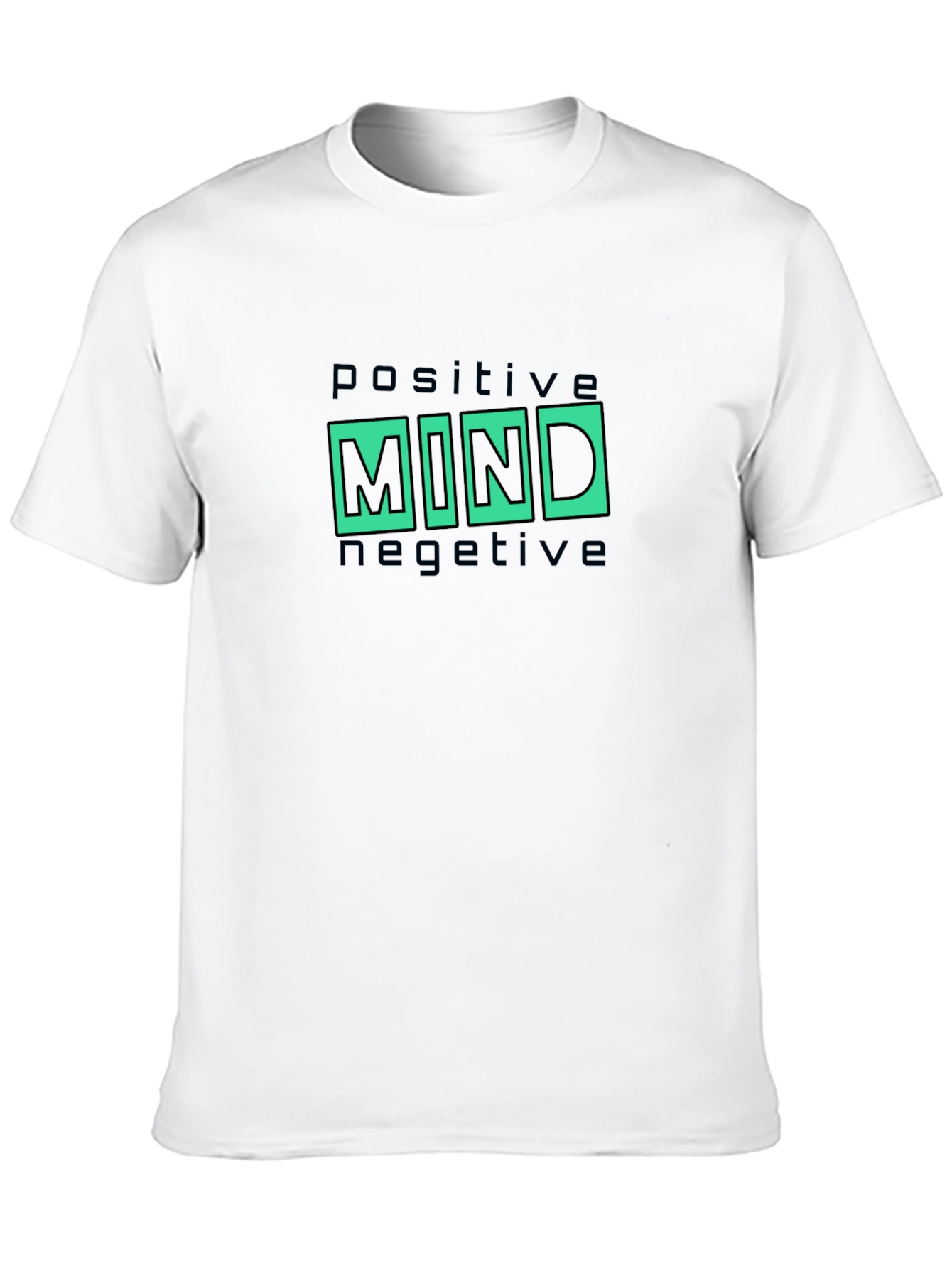 Positive Mind Graphic Tee - Black
