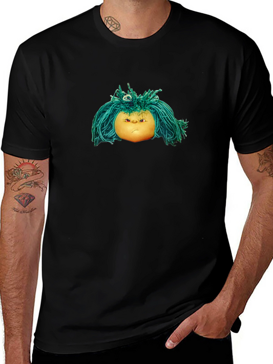 Grumpy Doll Graphic Tee - Soft Cotton Blend