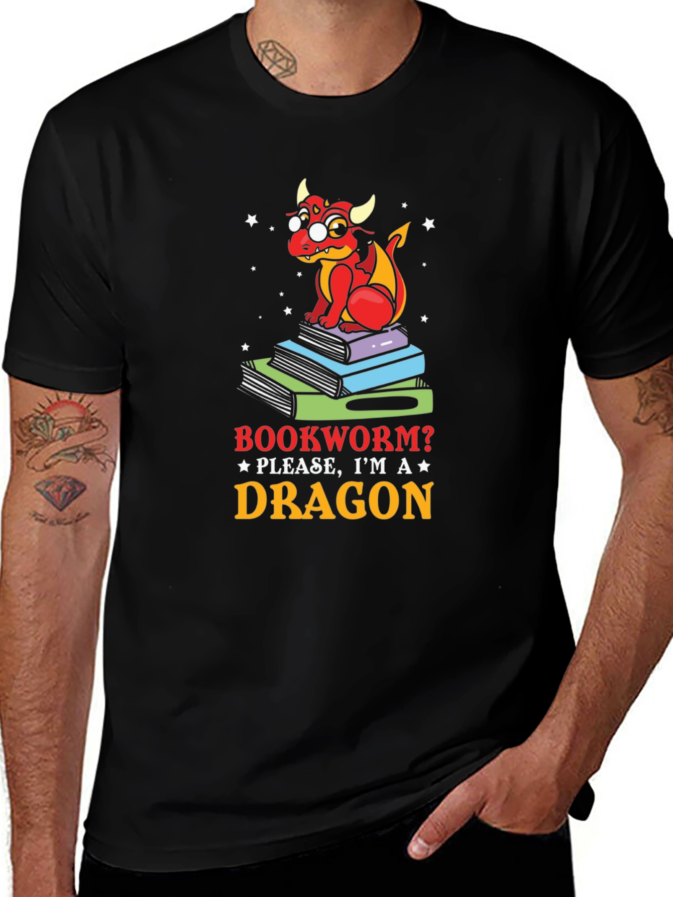 Bookworm Dragon T-Shirt