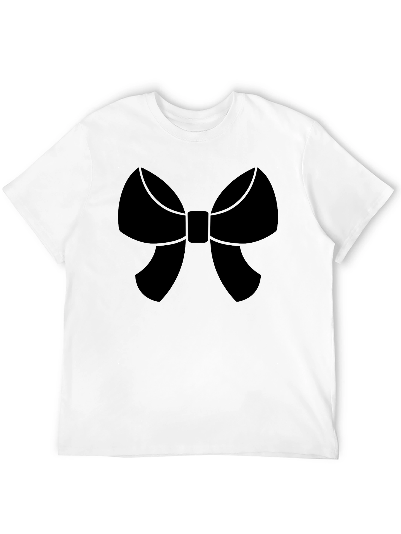 Bow Tie Graphic Black T-Shirt