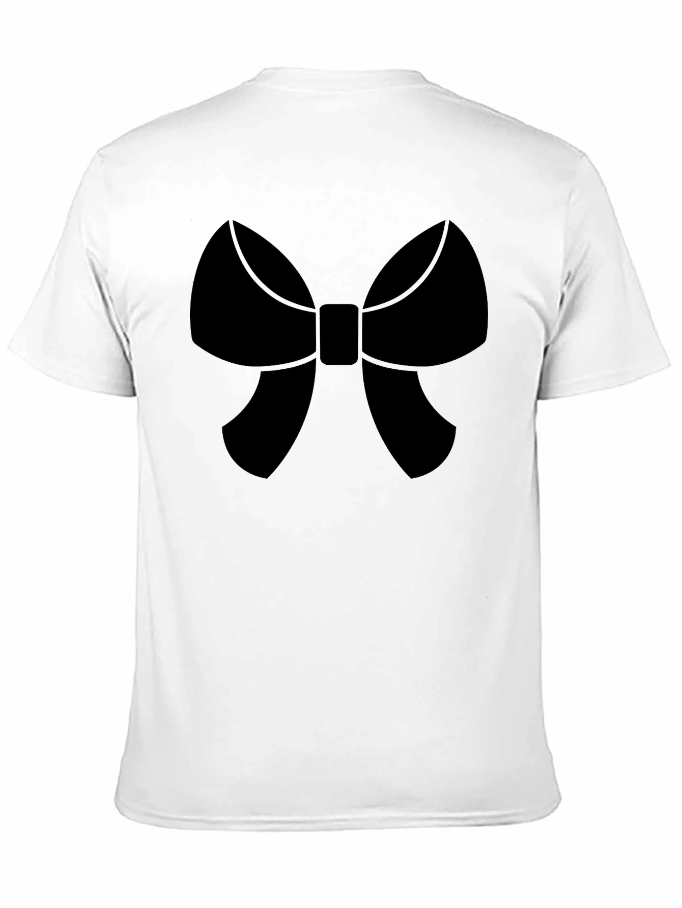 Bow Tie Graphic Black T-Shirt