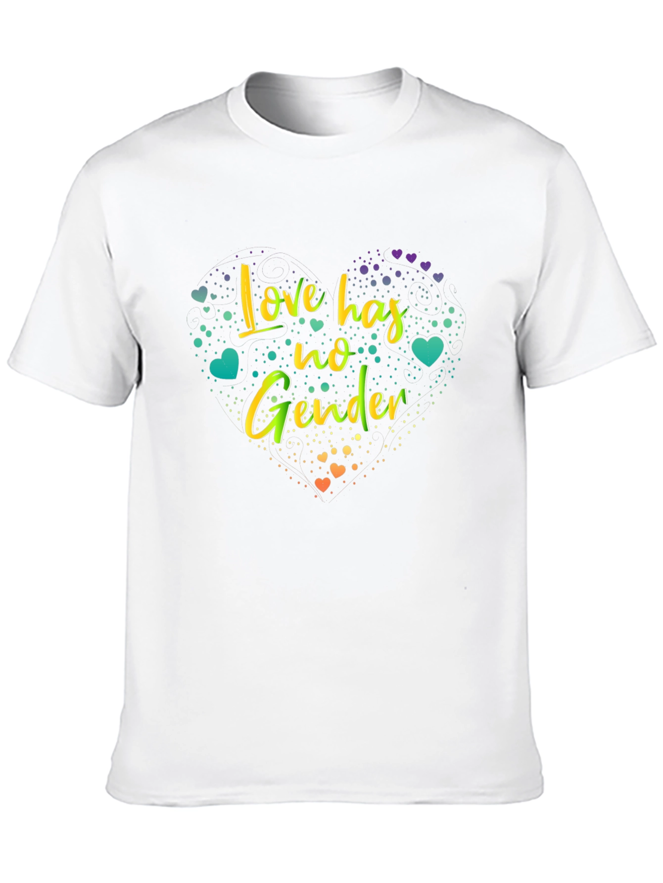 Love Has No Gender Graphic Tee - Black