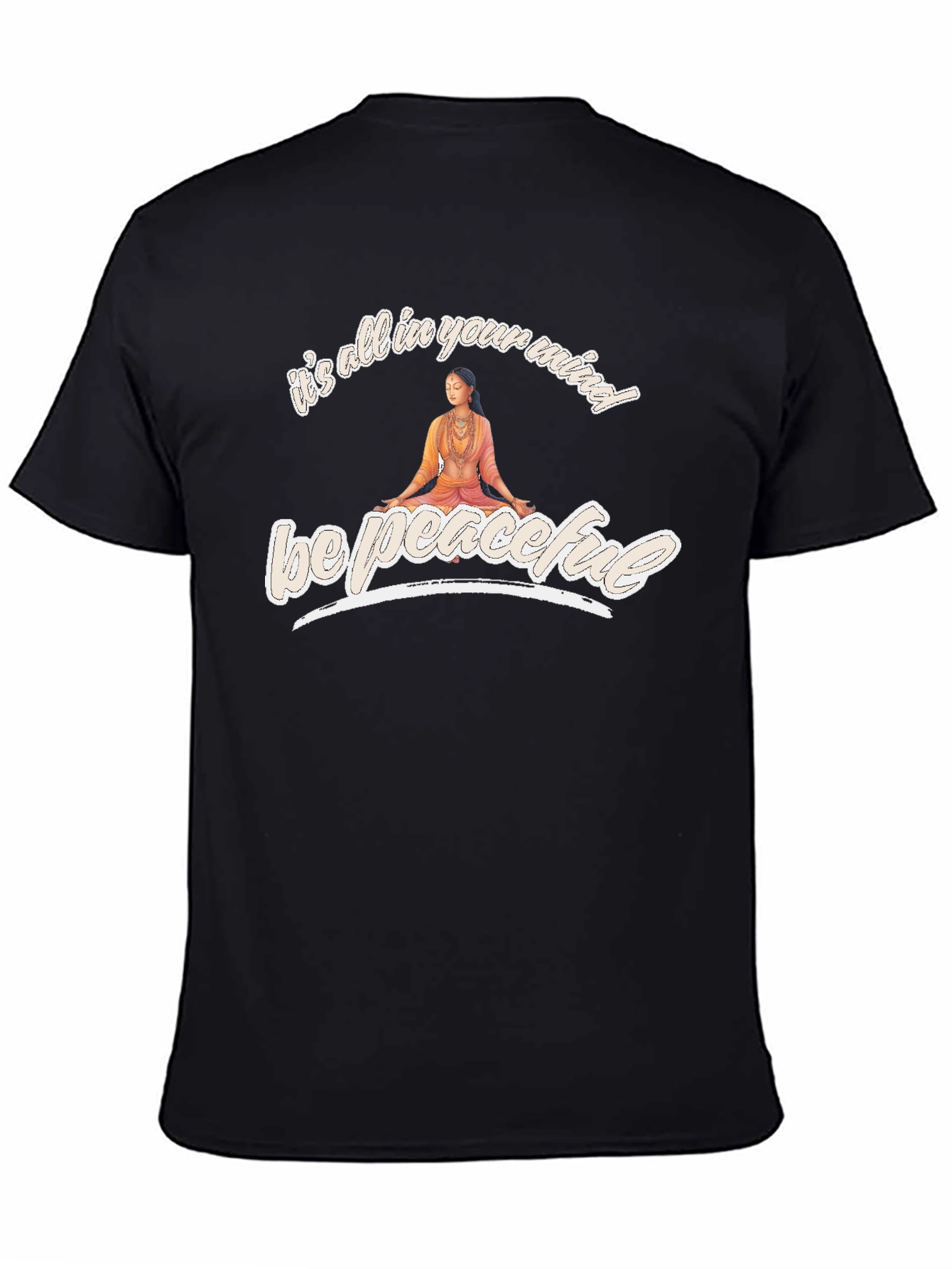 Be Peaceful T-Shirt - Mind Over Matter Yoga Tee