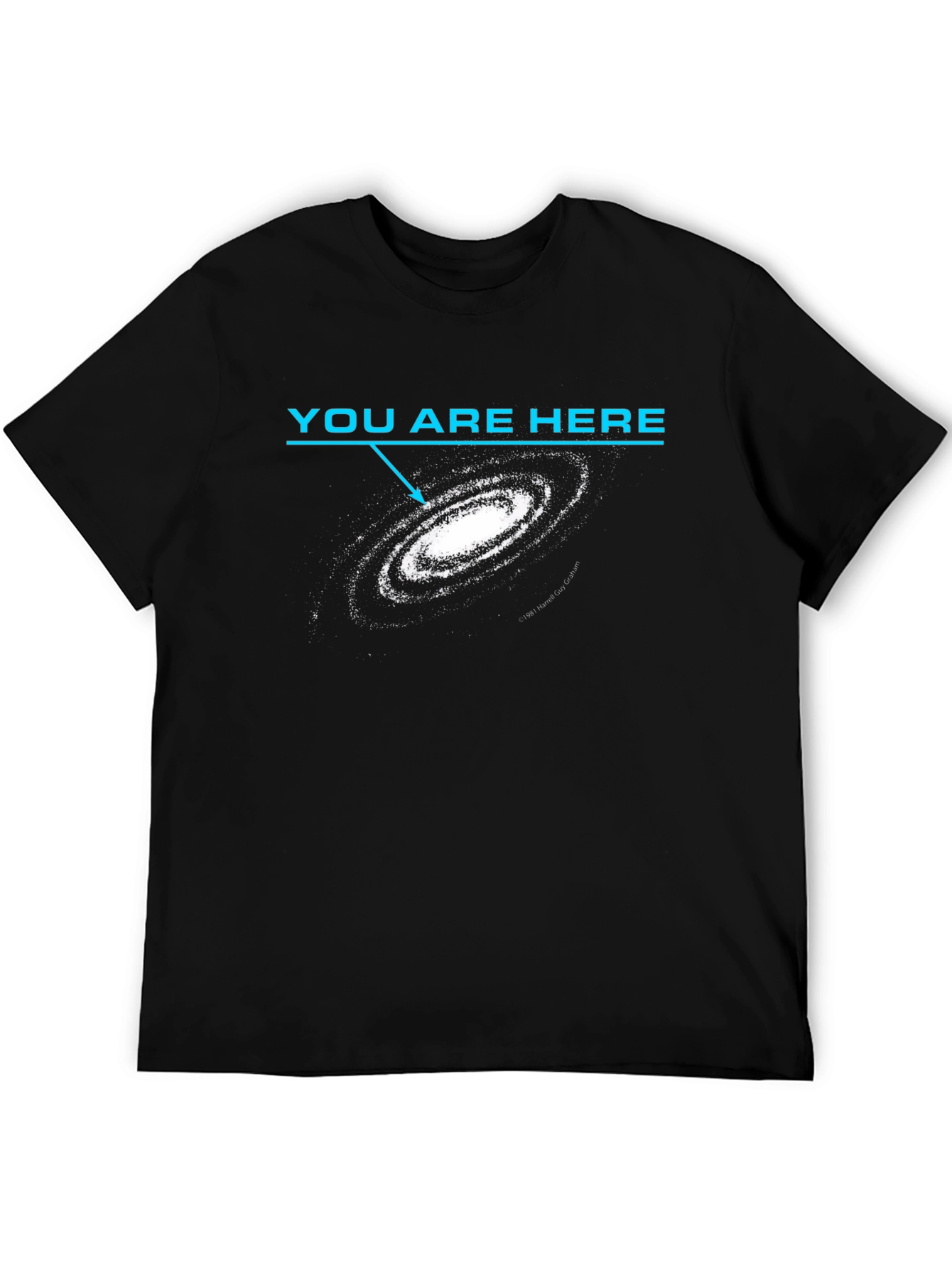 You Are Here Galaxy Graphic T-Shirt