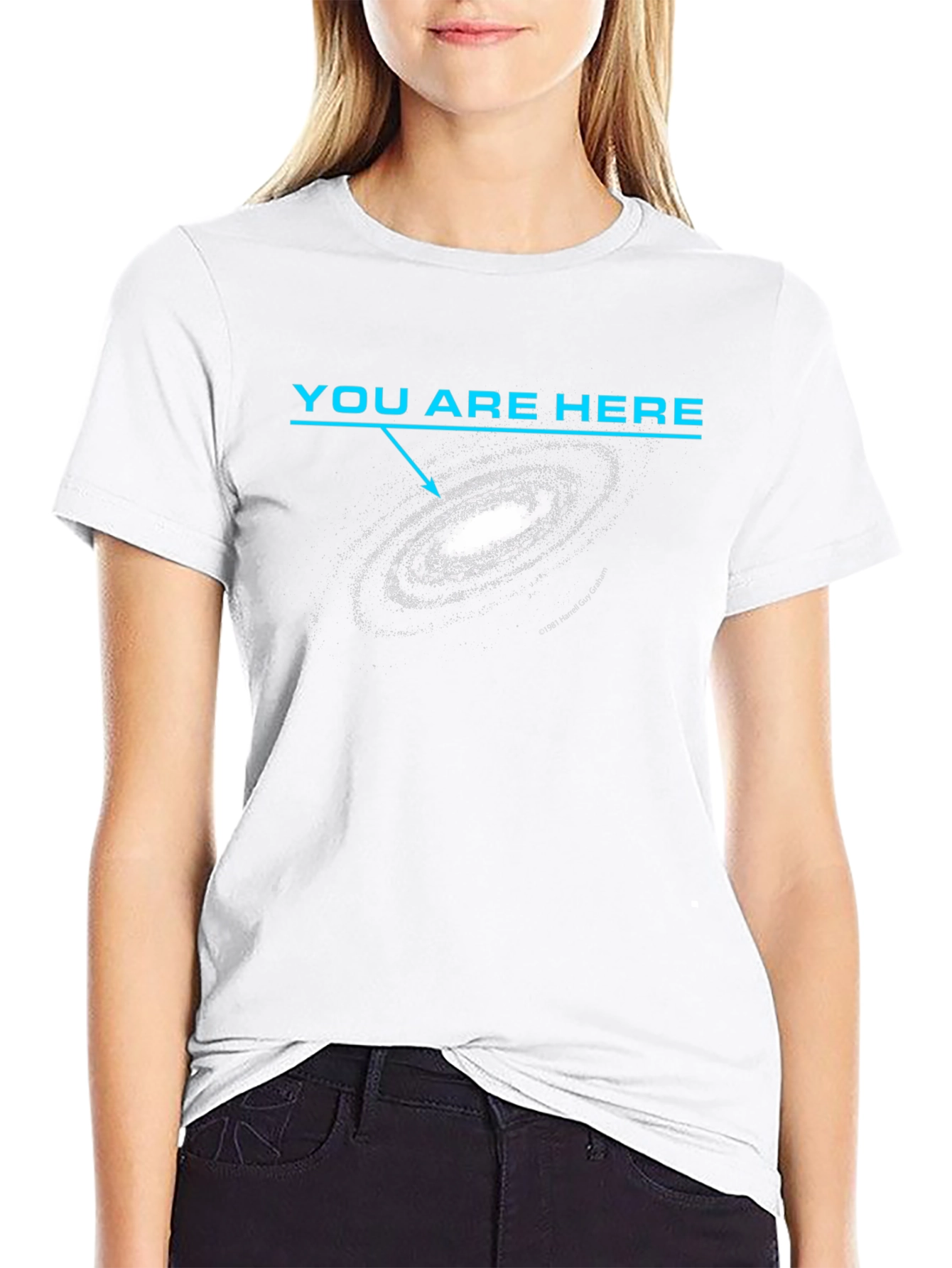 You Are Here Galaxy Graphic T-Shirt
