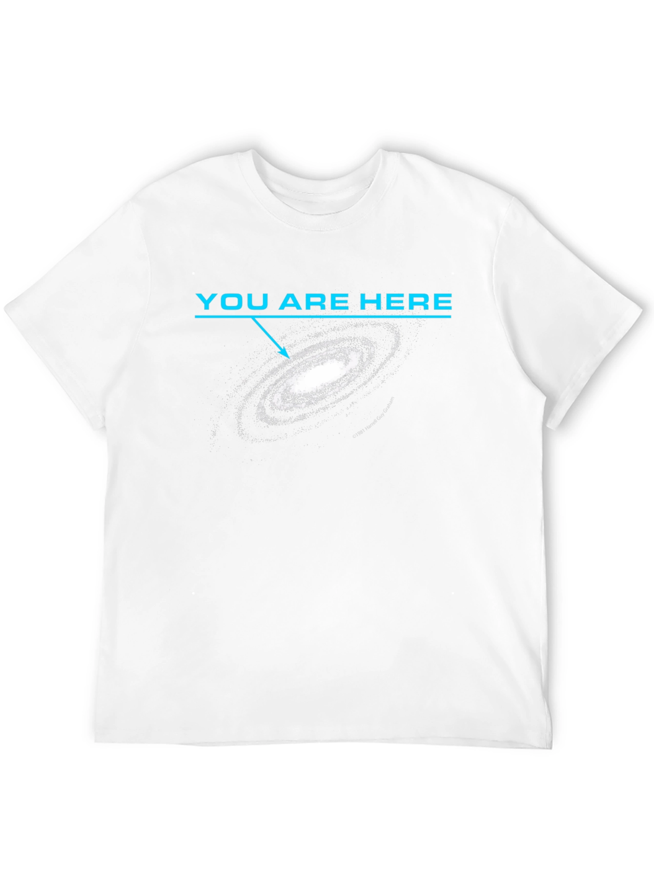 You Are Here Galaxy Graphic T-Shirt