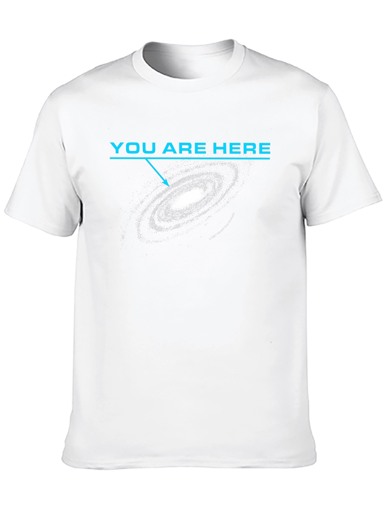 You Are Here Galaxy Graphic T-Shirt