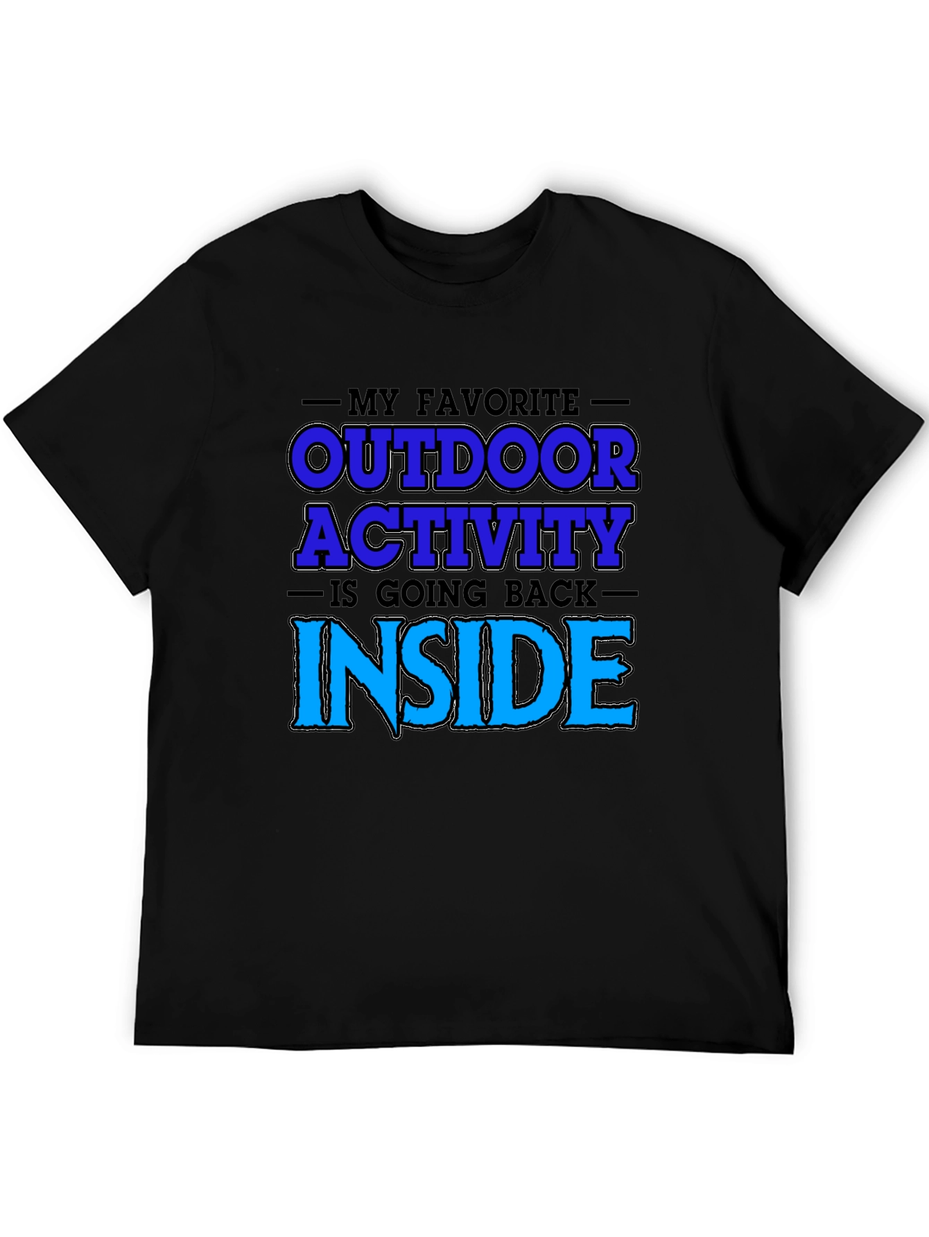Funny Outdoor Activity Graphic T-Shirt