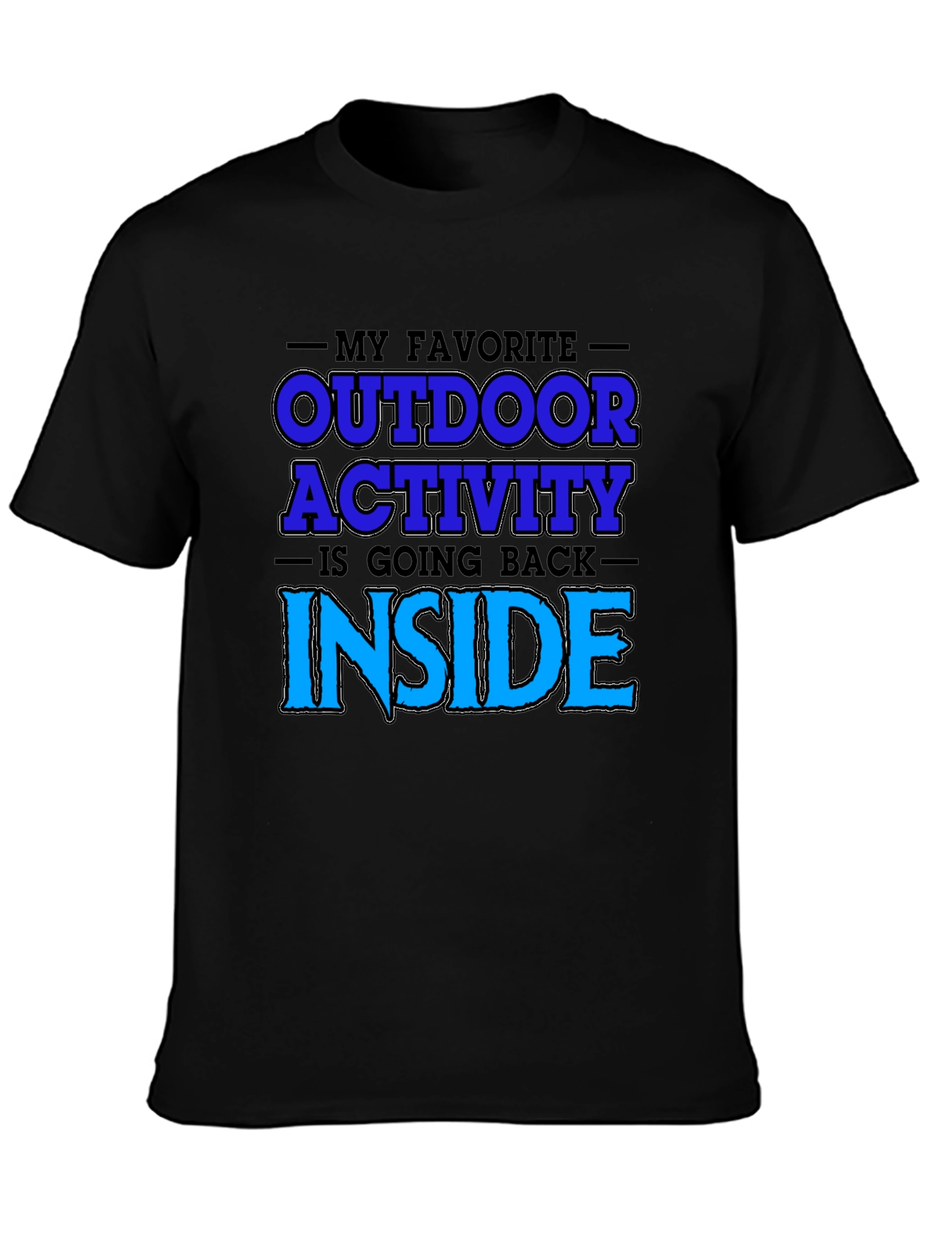 Funny Outdoor Activity Graphic T-Shirt