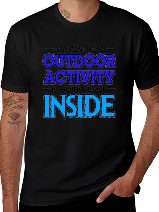 Funny Outdoor Activity Graphic T-Shirt