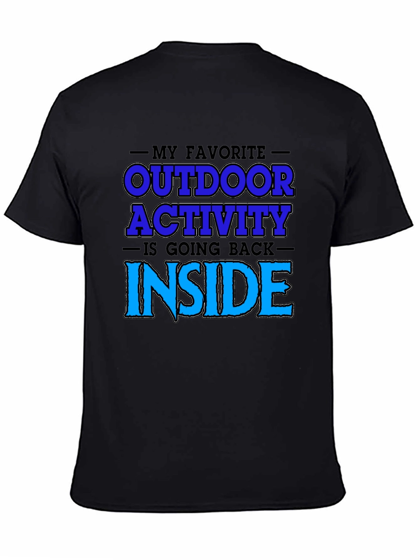 Funny Outdoor Activity Graphic T-Shirt