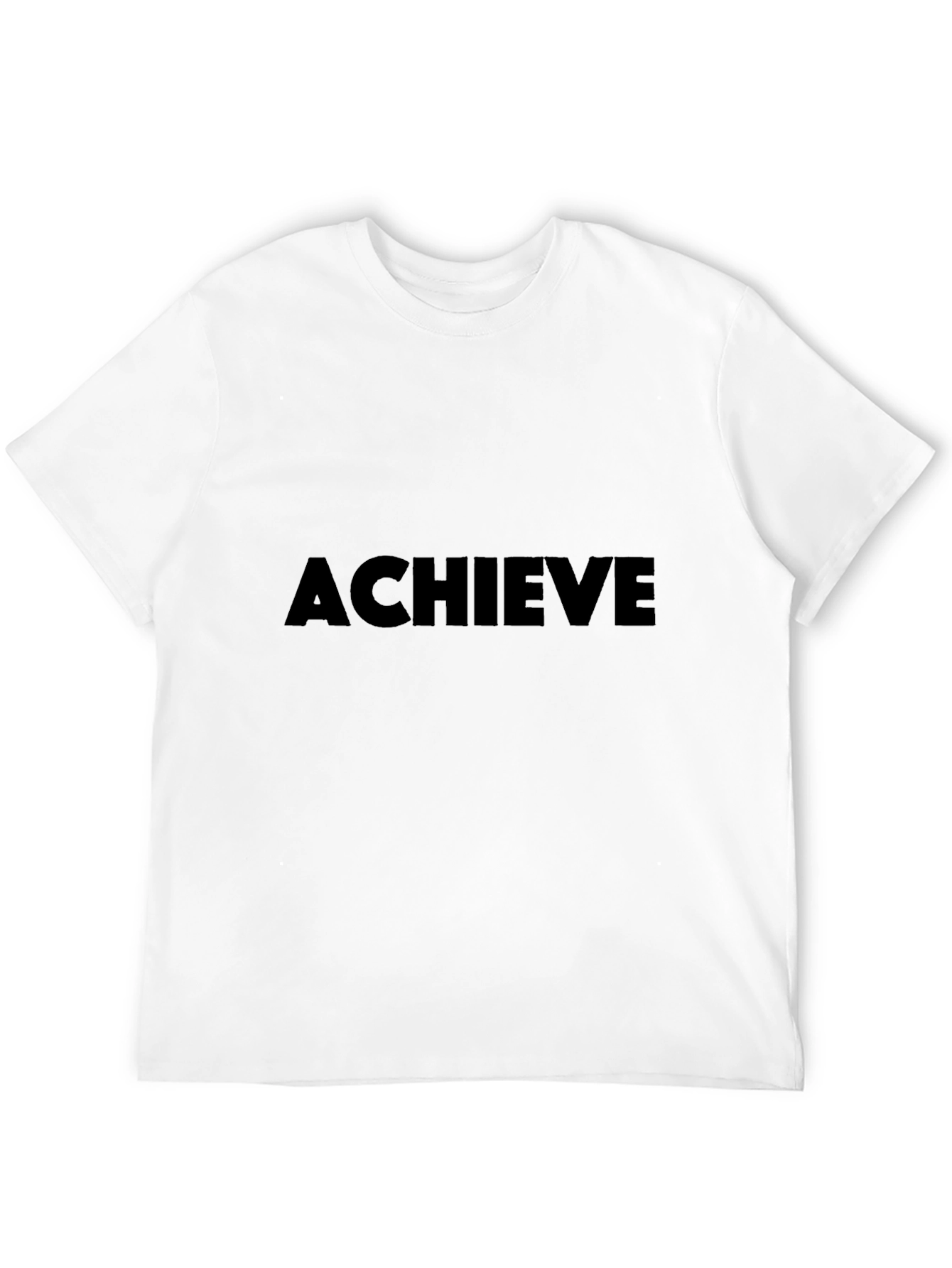Achieve Black T-Shirt: Motivation & Style