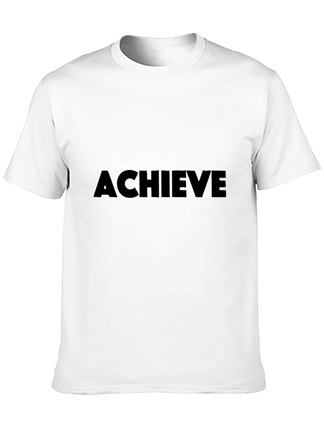 Achieve Black T-Shirt: Motivation & Style