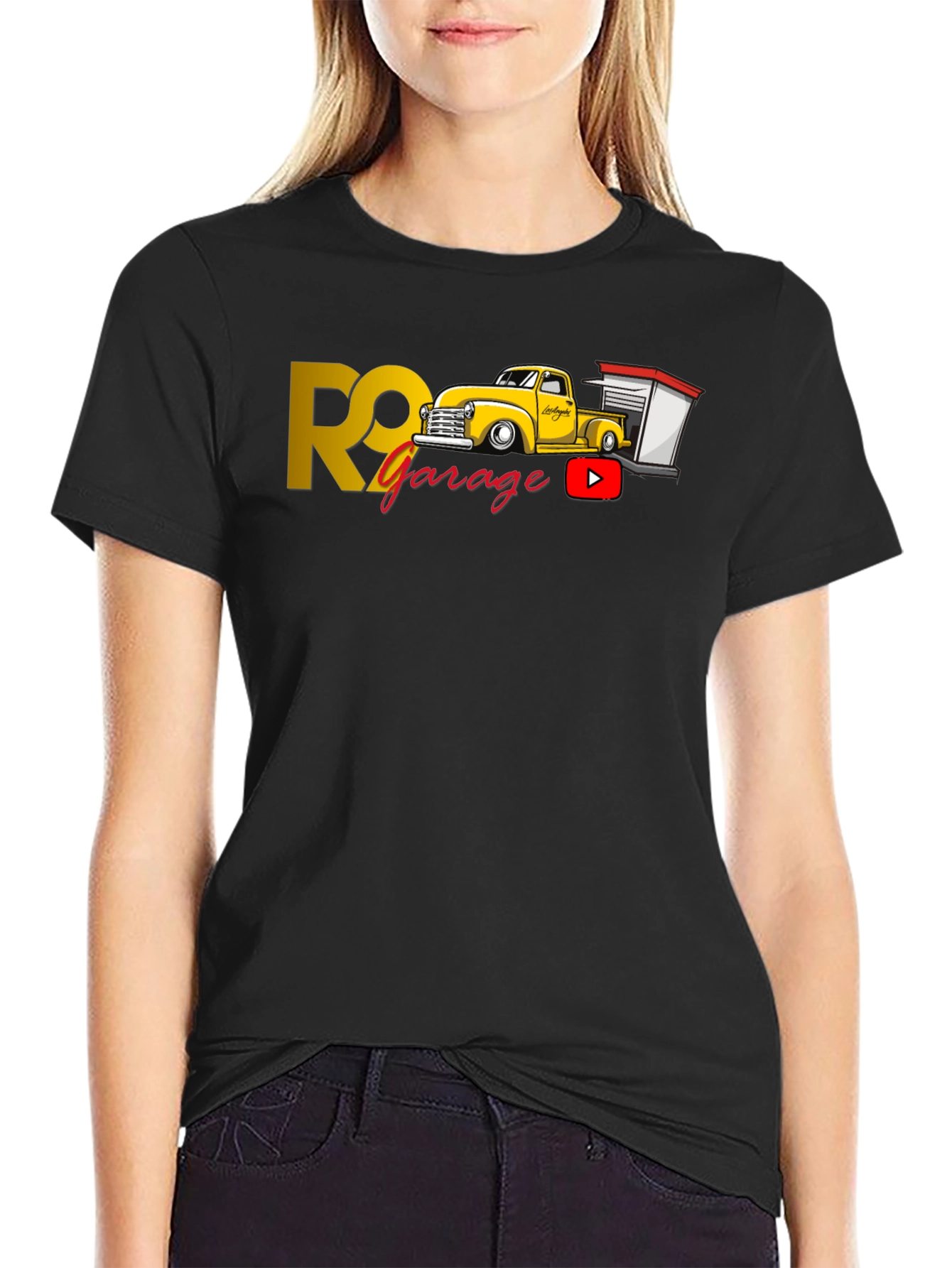 R9 Garage Classic Truck Graphic T-Shirt