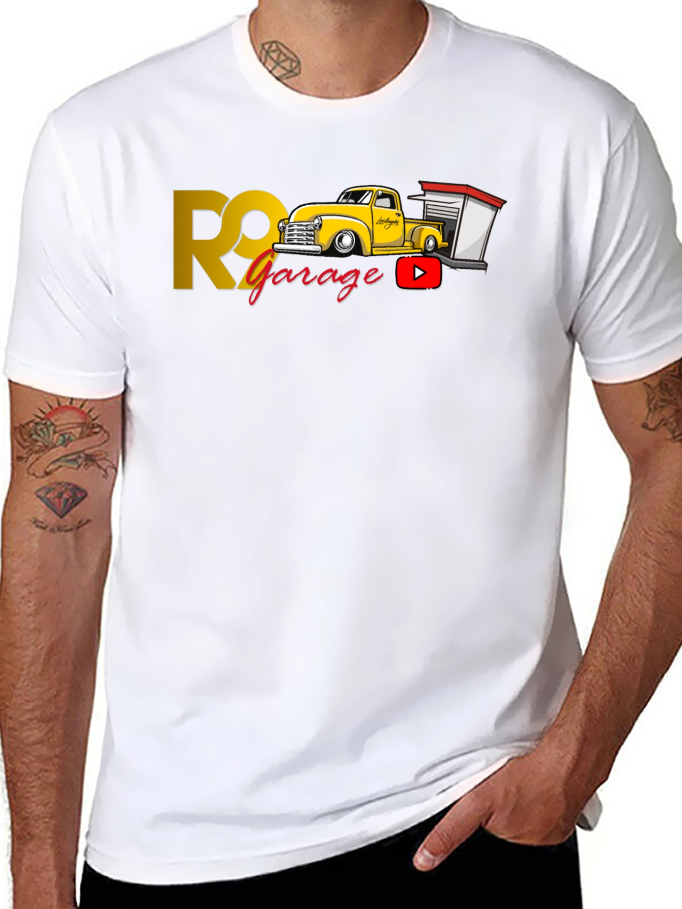 R9 Garage Classic Truck Graphic T-Shirt