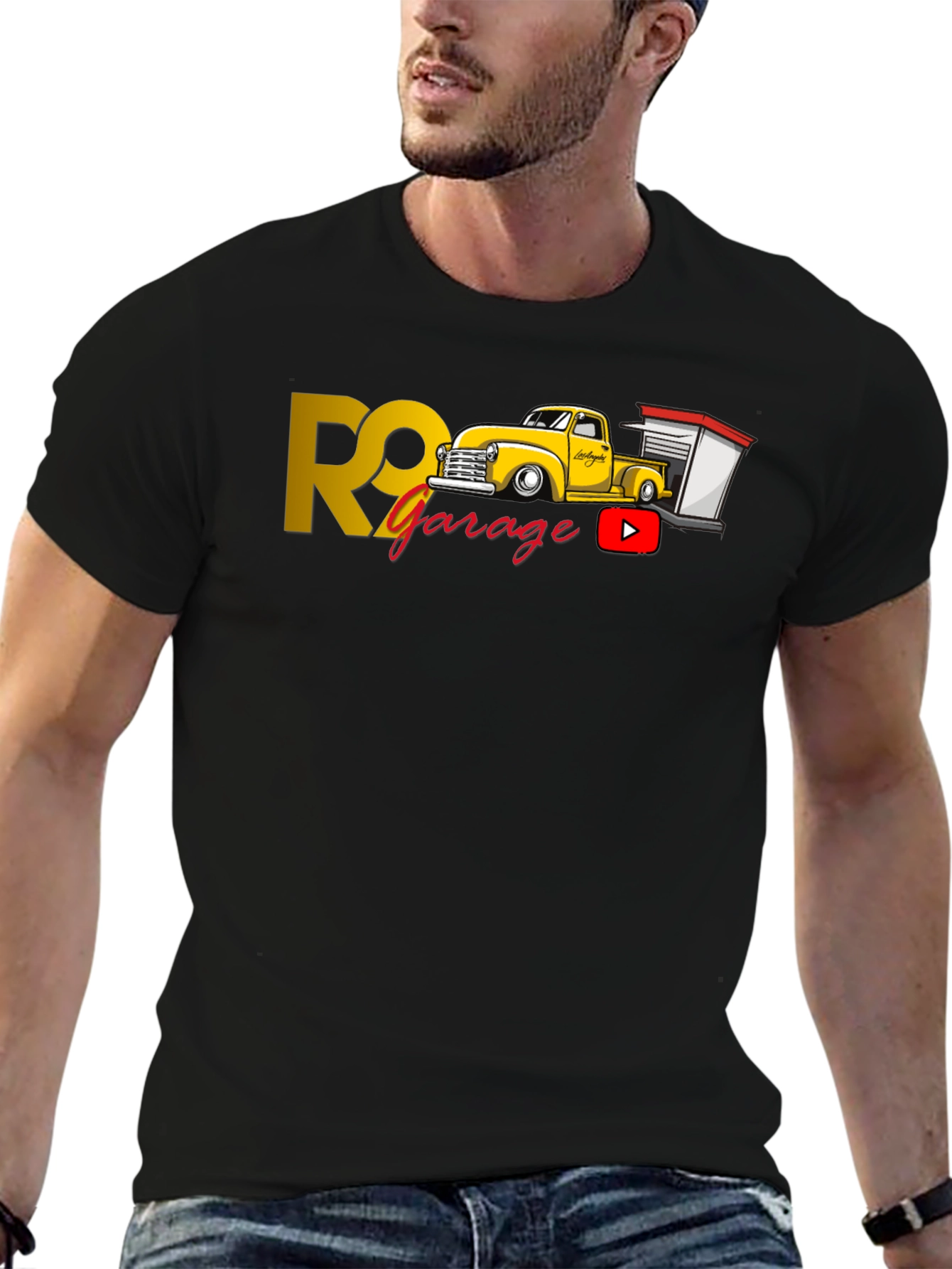 R9 Garage Classic Truck Graphic T-Shirt