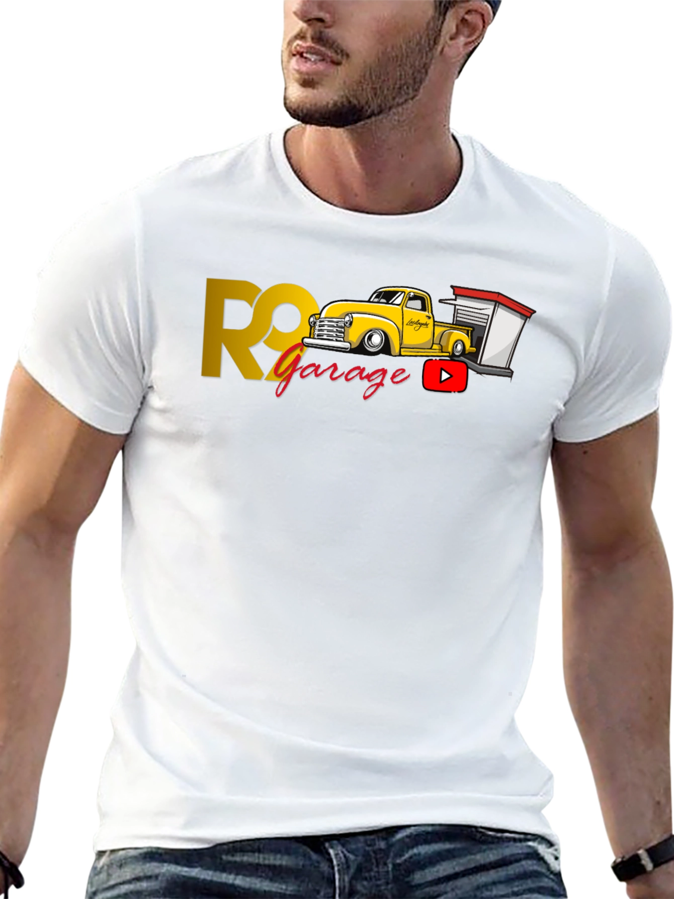 R9 Garage Classic Truck Graphic T-Shirt