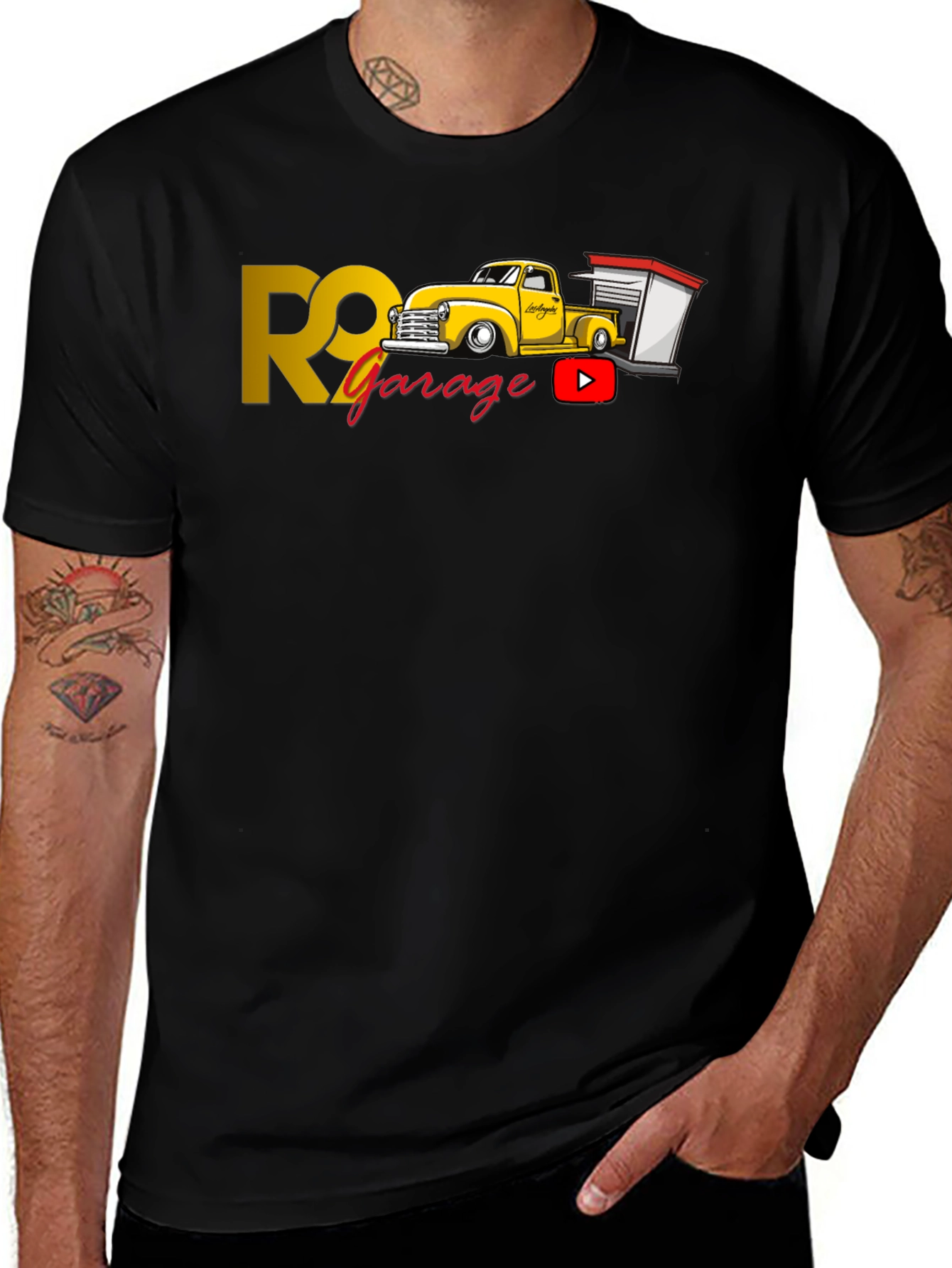 R9 Garage Classic Truck Graphic T-Shirt