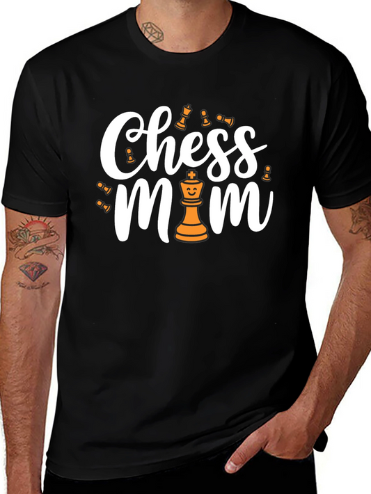 Chess Mom Black T-Shirt