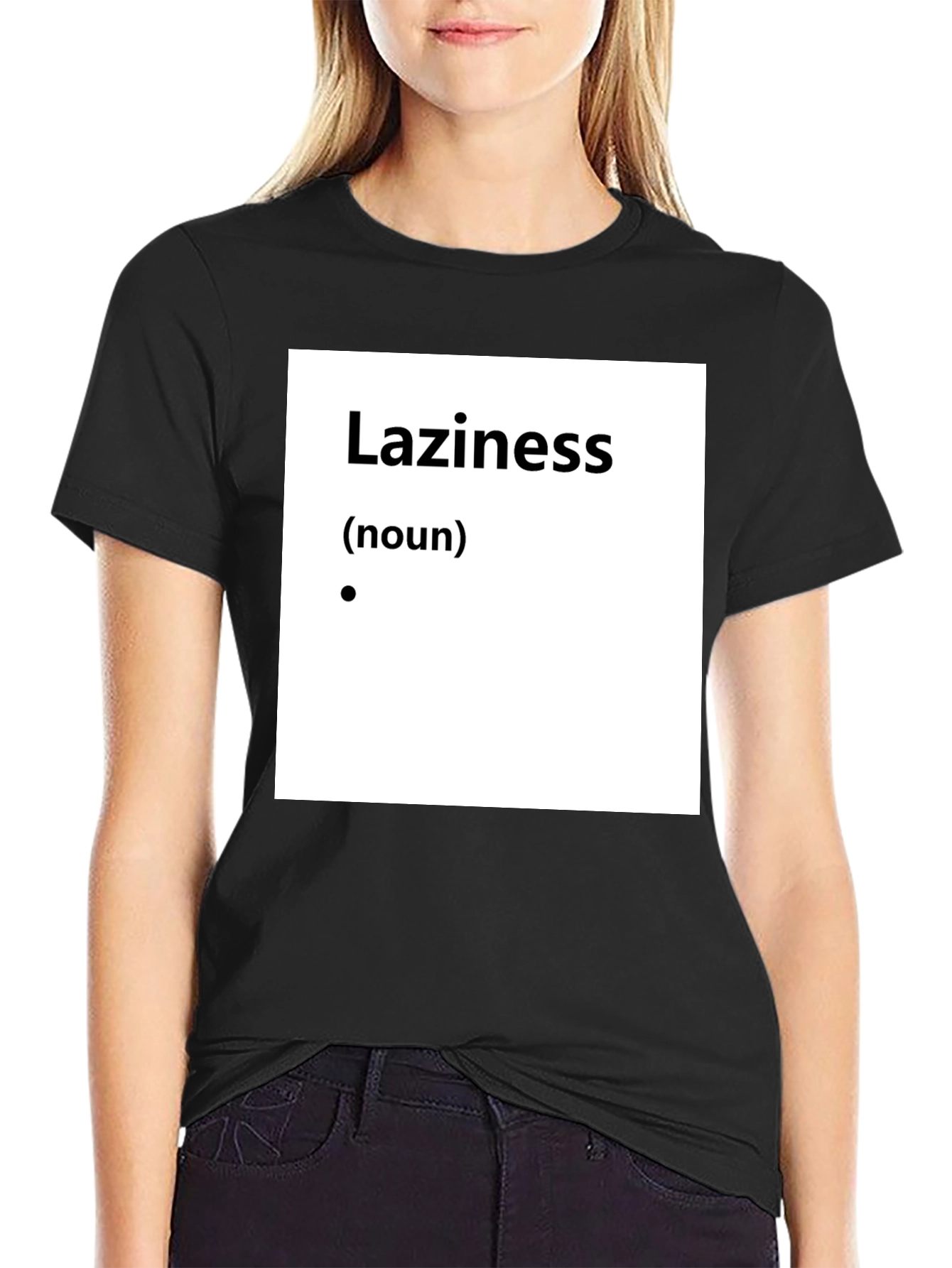 Laziness Definition T-Shirt - Funny Slogan Tee