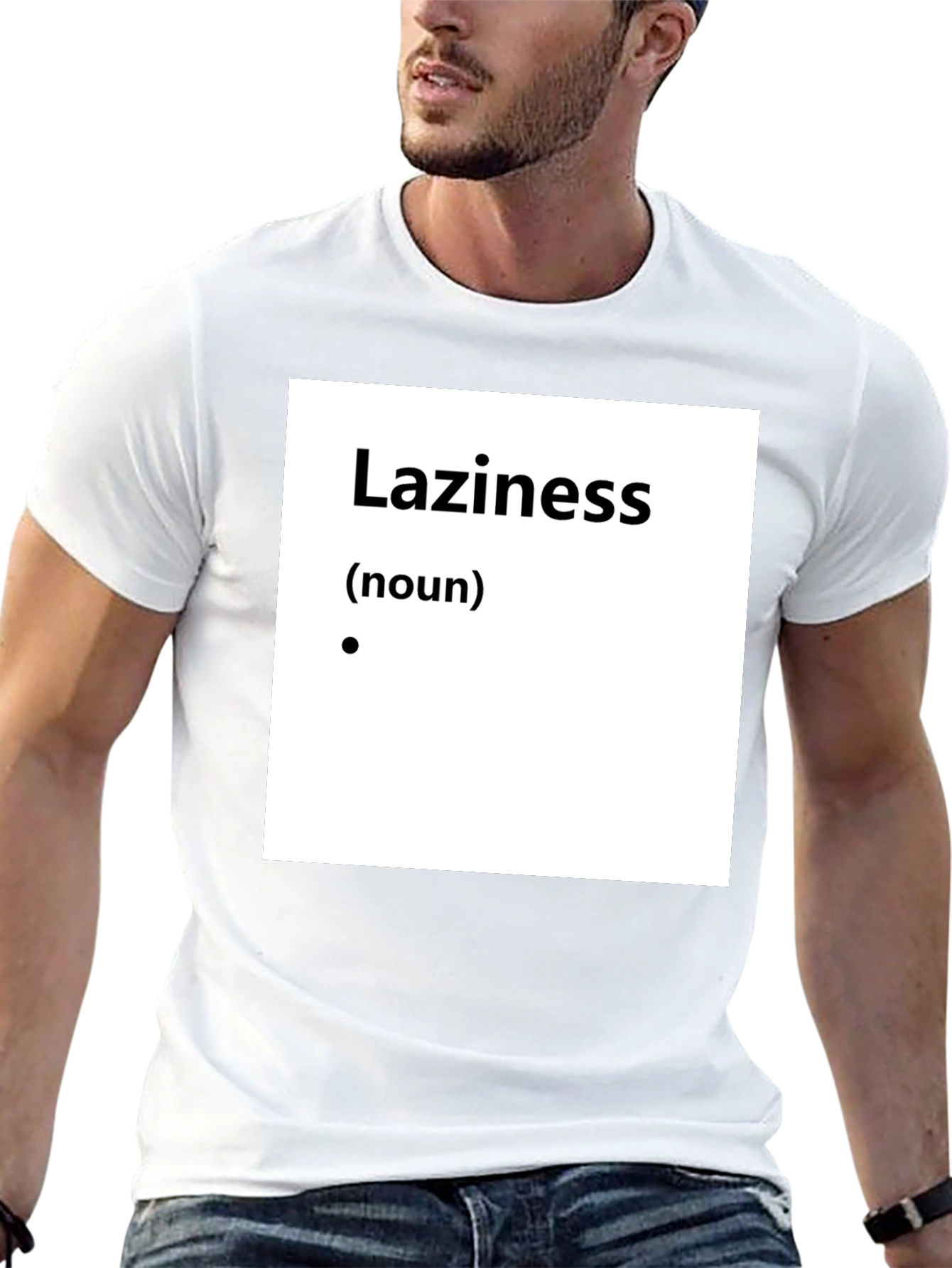 Laziness Definition T-Shirt - Funny Slogan Tee