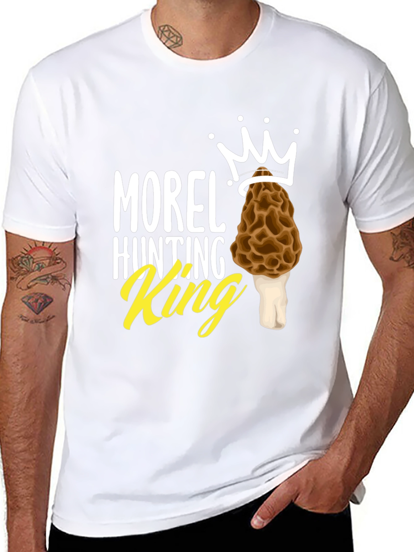 Morel Hunting King T-Shirt