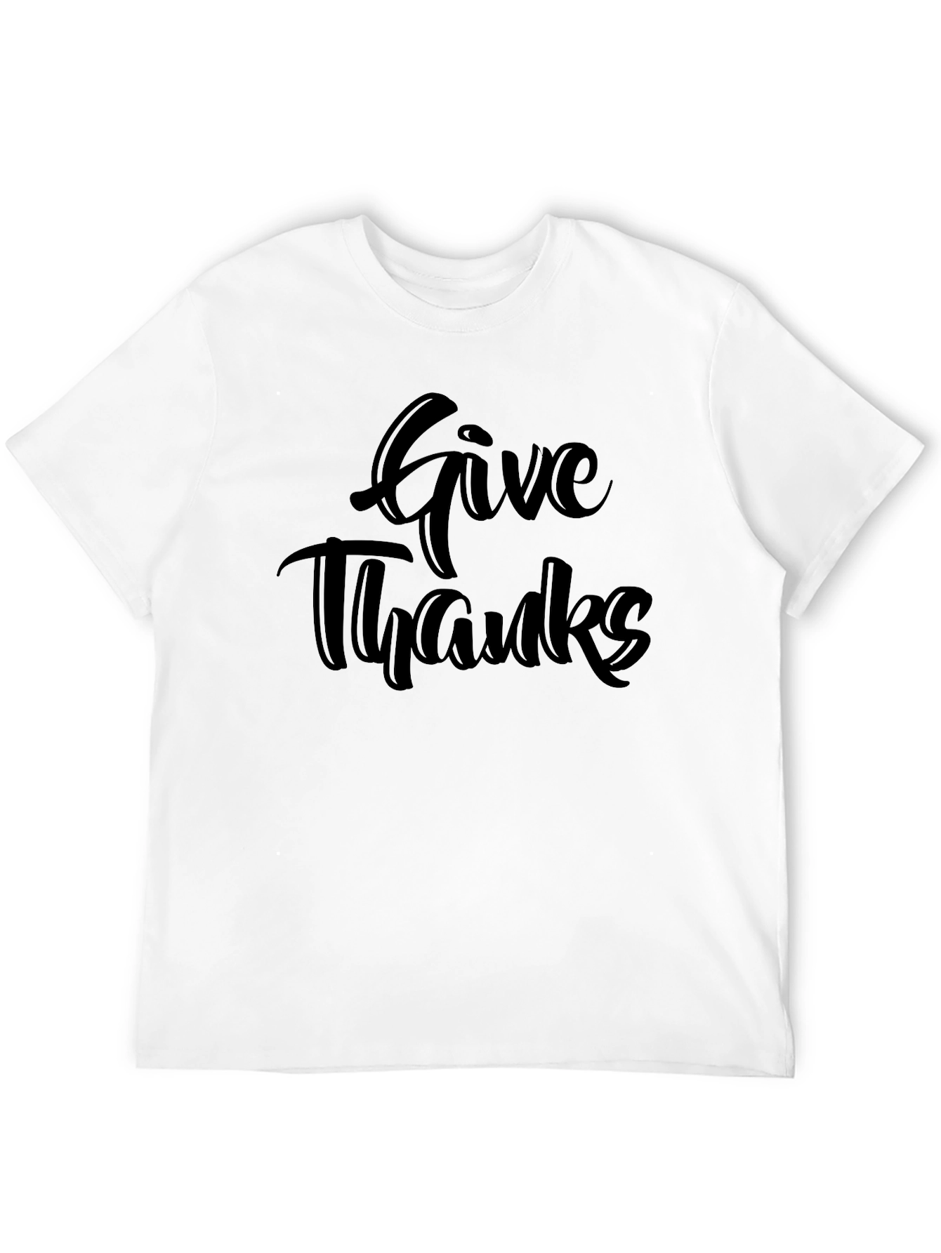Give Thanks Black T-Shirt