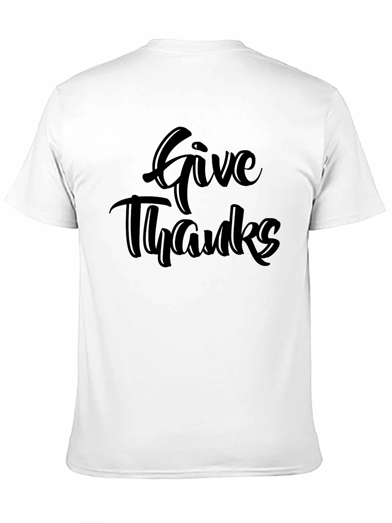 Give Thanks Black T-Shirt