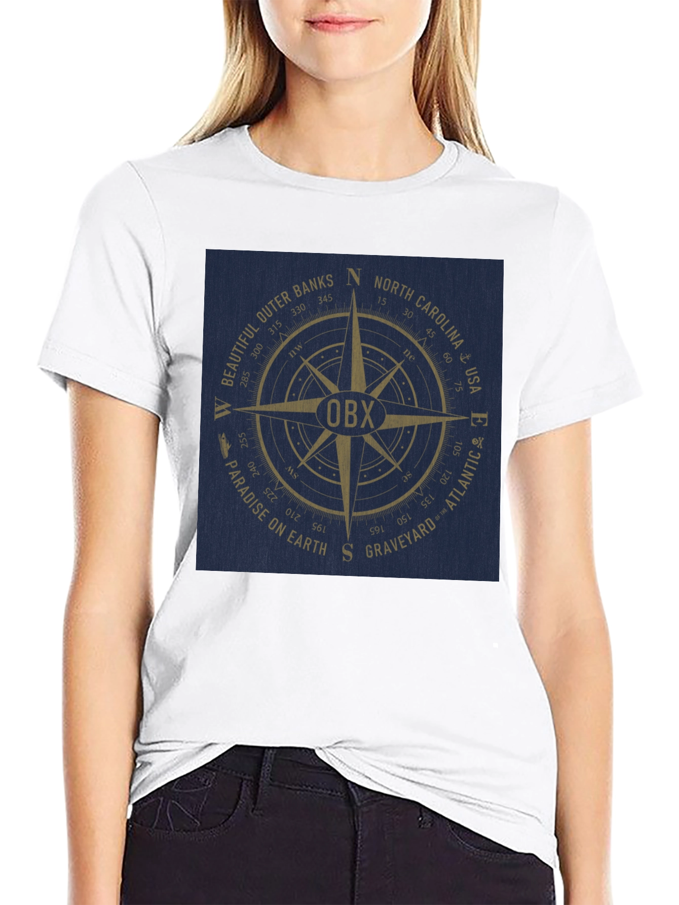 OBX Compass Graphic T-Shirt