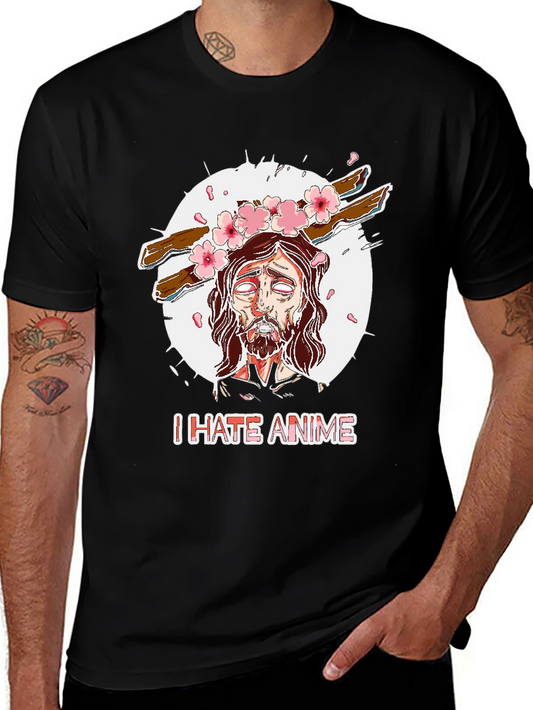 I Hate Anime Graphic Tee