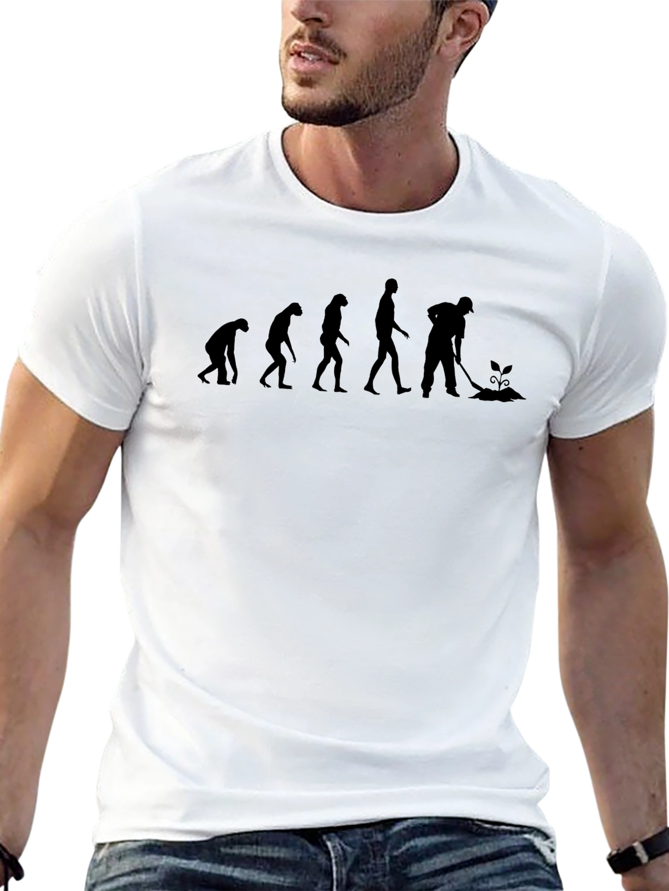 Gardener Evolution Graphic Tee - Black