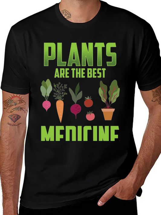 Plants Are The Best Medicine Graphic Tee