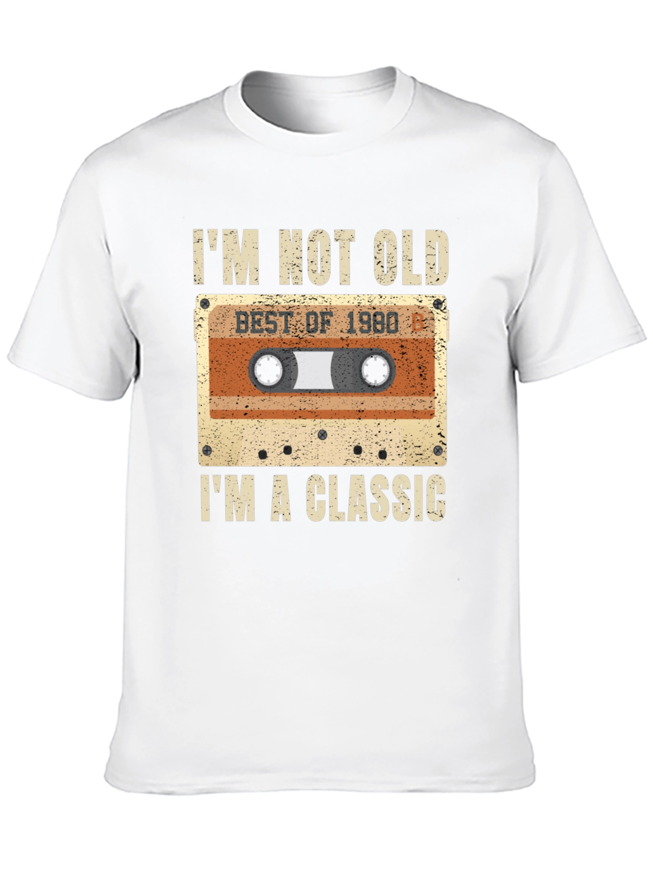 Classic Cassette Tape T-Shirt - Best of 1980
