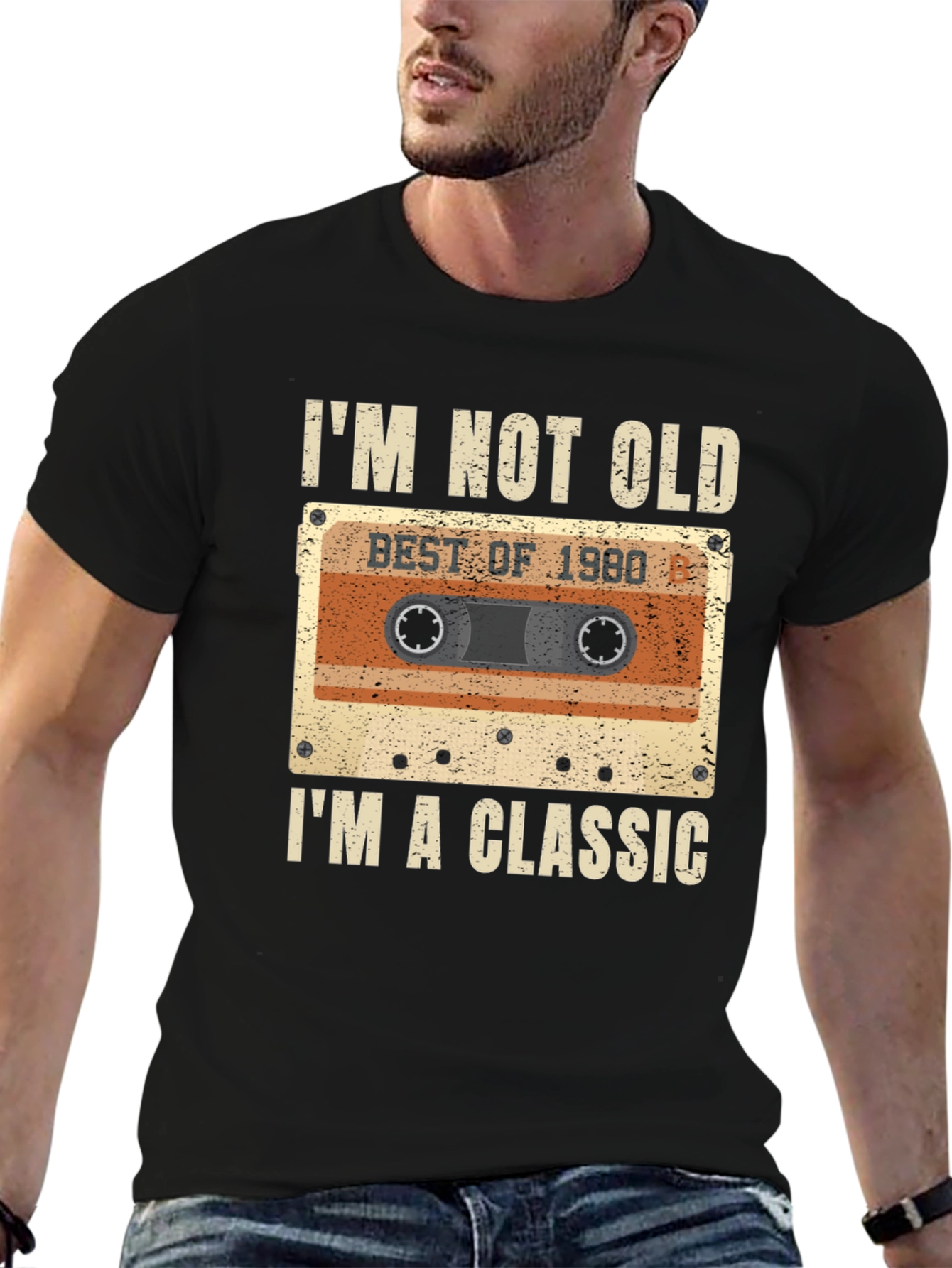 Classic Cassette Tape T-Shirt - Best of 1980