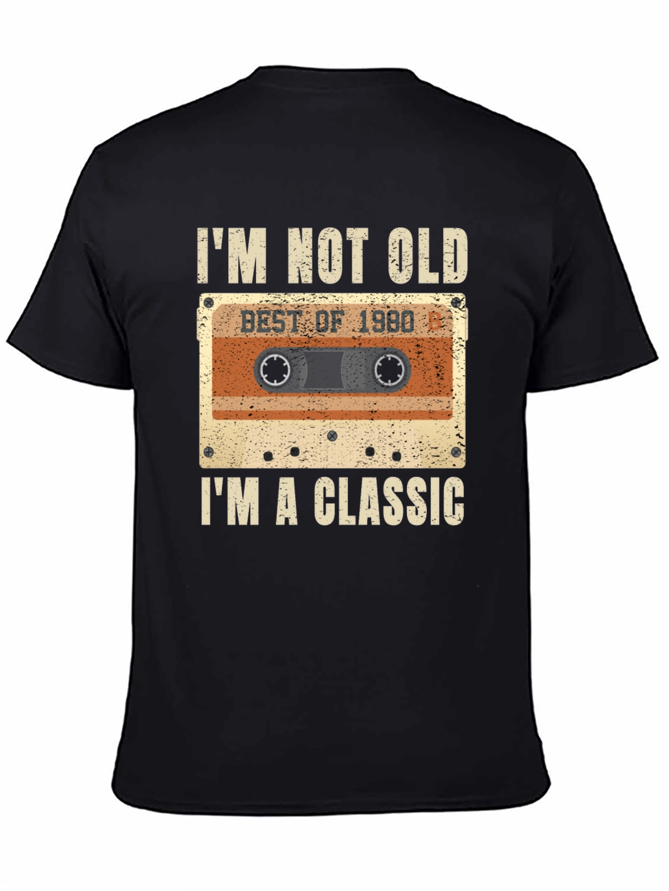 Classic Cassette Tape T-Shirt - Best of 1980