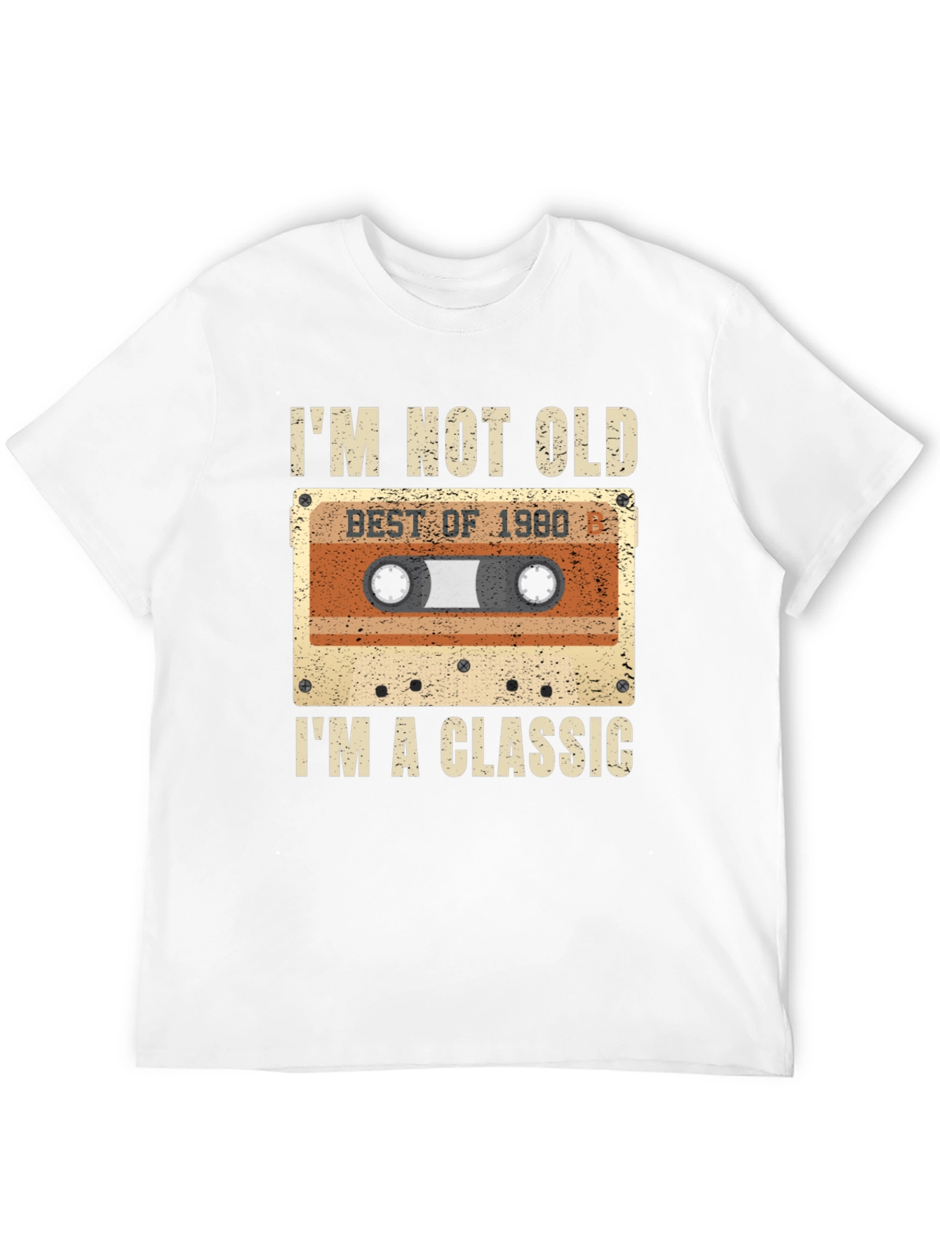 Classic Cassette Tape T-Shirt - Best of 1980