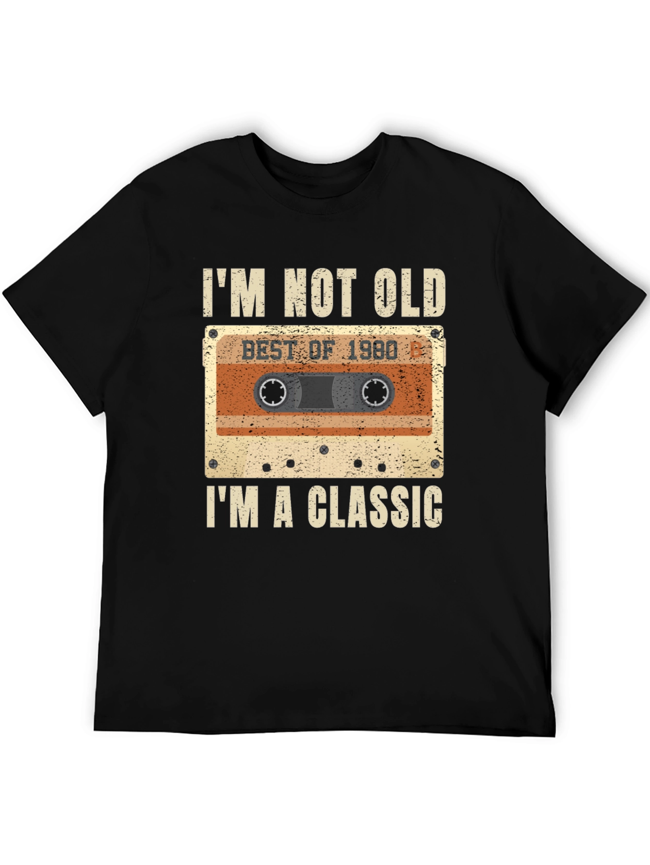 Classic Cassette Tape T-Shirt - Best of 1980