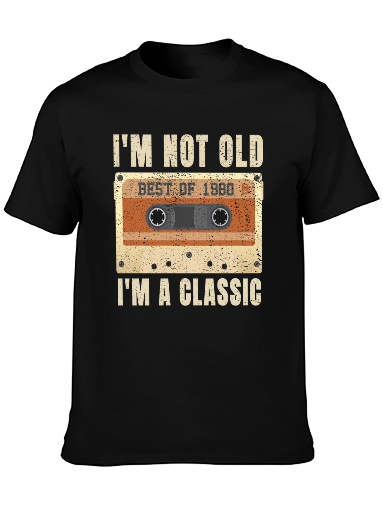Classic Cassette Tape T-Shirt - Best of 1980