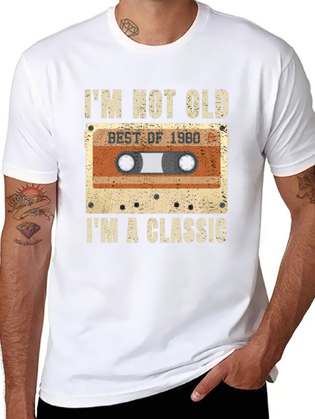 Classic Cassette Tape T-Shirt - Best of 1980