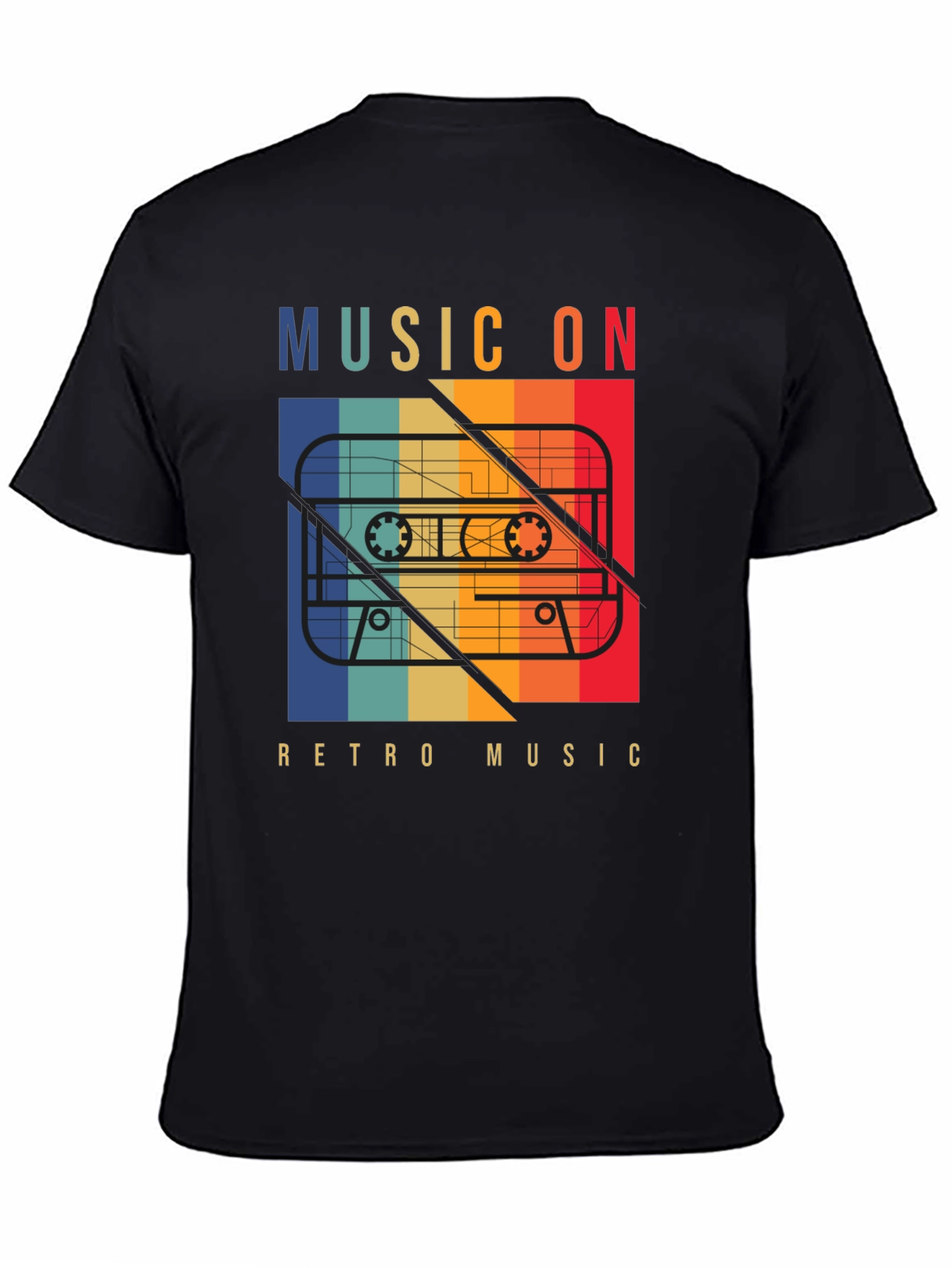 Retro Music On Cassette T-Shirt