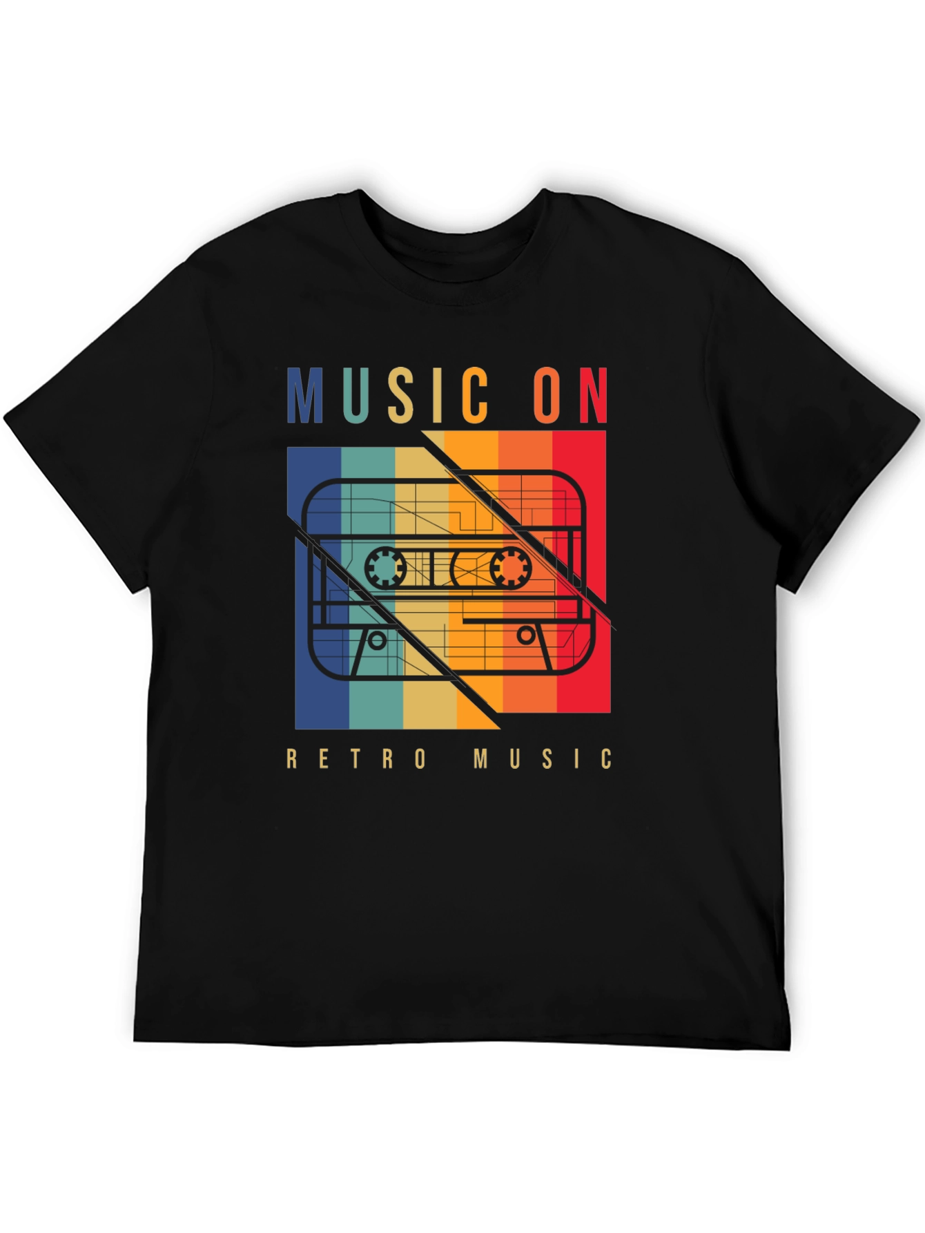 Retro Music On Cassette T-Shirt