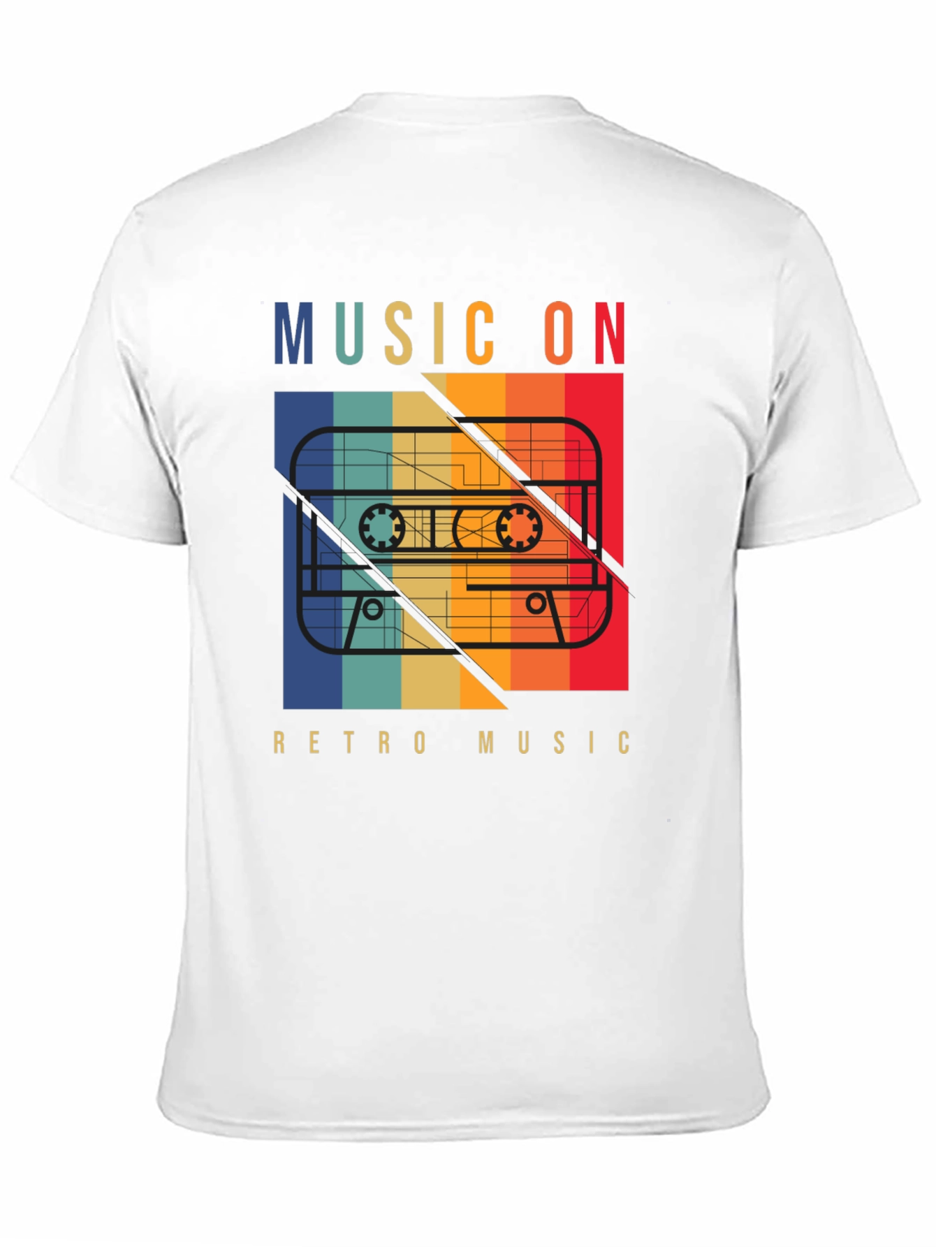 Retro Music On Cassette T-Shirt