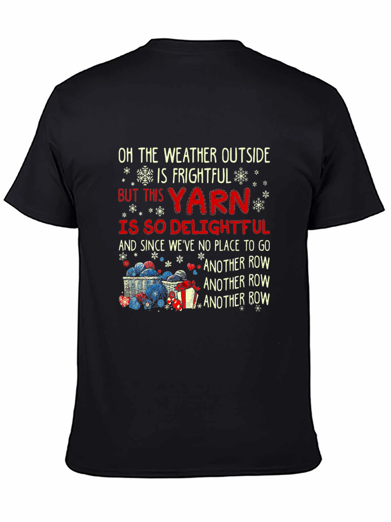 Yarn Lovers Holiday T-Shirt - Knitting Season