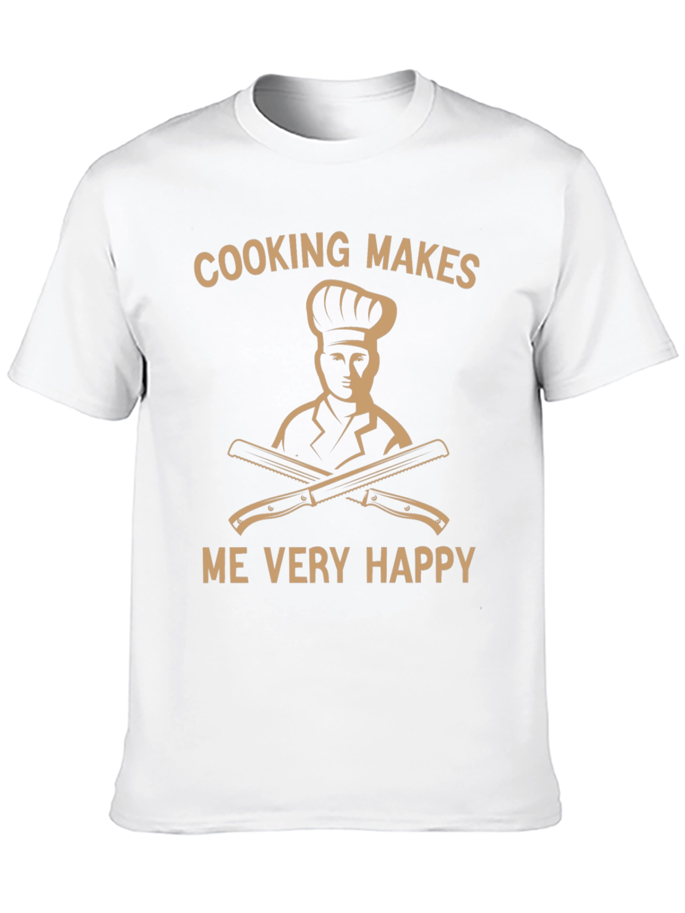 Cooking Makes Me Happy T-Shirt
