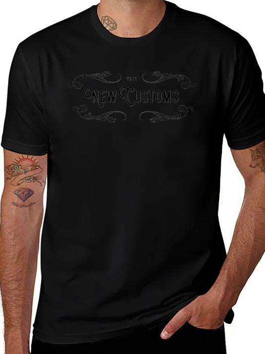 The New Customs Black Graphic T-Shirt