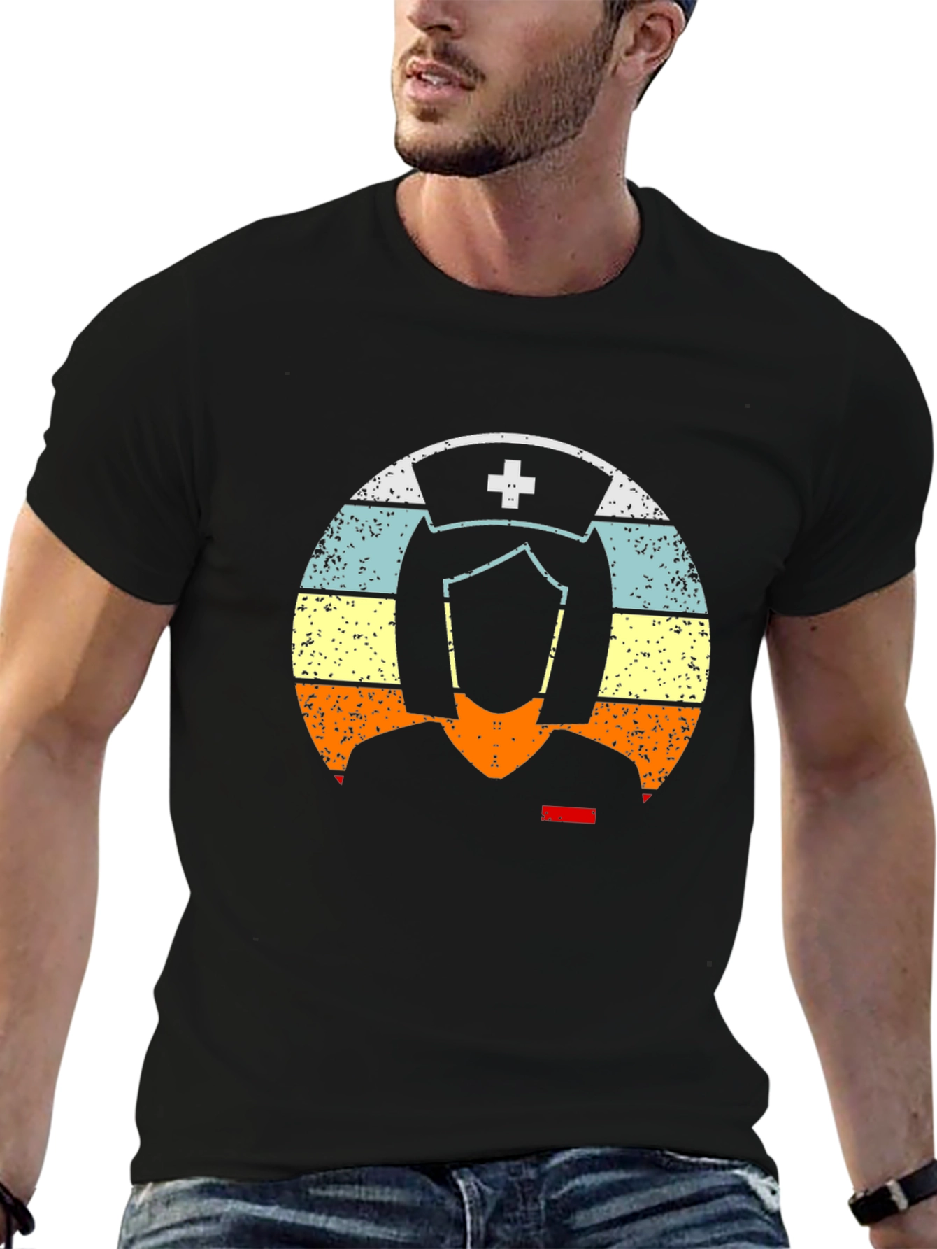 Retro Nurse T-Shirt - Healthcare Hero Tee