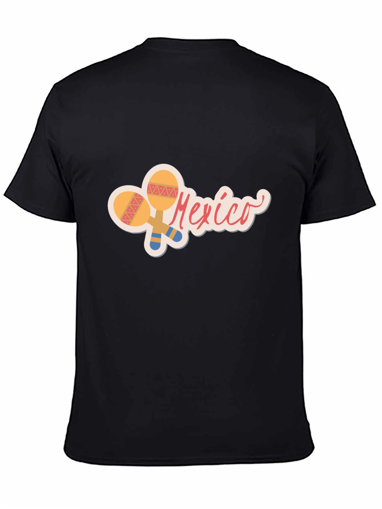 Mexico Maraca Graphic Tee - Black